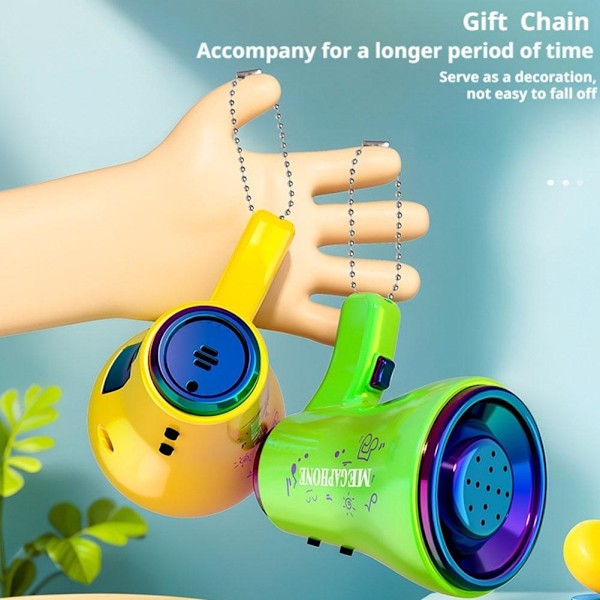 Inspelning Högtalare Utsökt Söt Rolig Musik Mikrofon Atmosfär Yellow 1 1pcs