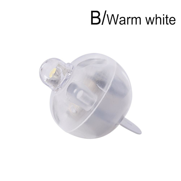 5/10/20x individuellt LED-ljus, Tiny-Trådlöst-Batteri, Craft-Cake, C white One-size 10pcs