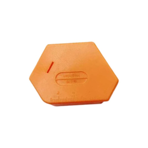 Magnetisk Sömnadsguide för Symaskin, 2024 Ny Polygonal Multifunktionell Sömnadsguide Fållvikare med Skala, Magnet Anti-Slip Grepp Symaskin orange 1pcs