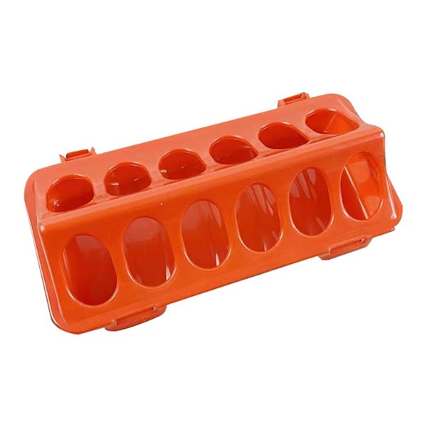 DTREELS Plast Flip Top Liten Fjäderfämatare, Flip Top Kycklingmatare