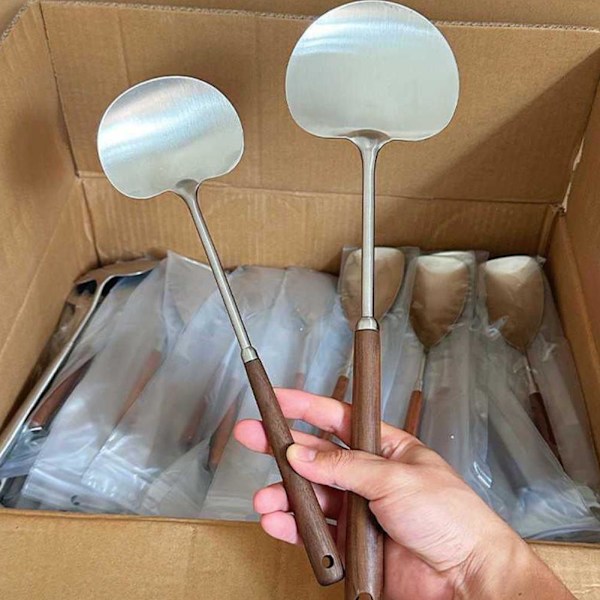 Hushållssvamp Spatel Woksked Special Kock Woksked Skyffel- C 1pcs