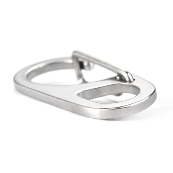 Klassisk Mini Karbinhake Nyckelring Hängande Spänne A Fjäderverktyg Tillbehör J7V3 silver A