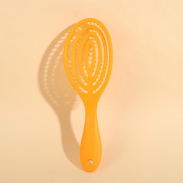 Elastisk massagekam, trasslig hårkam, trasselhårborste, pink 1 pcs