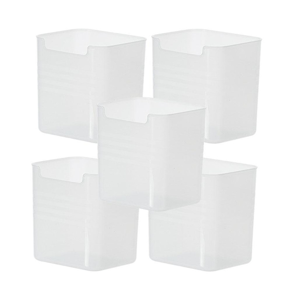 Kylskåpsdörr Förvaringslåda Livsmedelsklassad Crisper Box för Ho 10pcs 10pcs