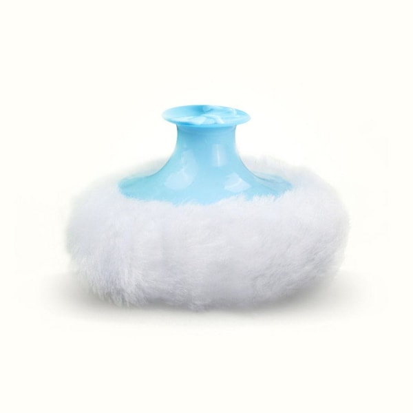 Talkpuder Puff med Box Fodral Behållare Baby Mjuk Ansikte Kropp Puff Puder Z6U2 Blue 1pcs