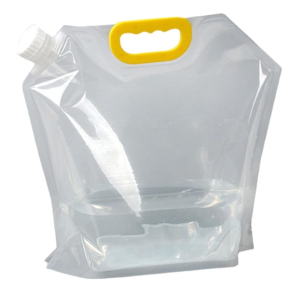 Vikbar Vattenpåse Bärbar Vattenkanna Behållare Dryckeshållare 1.5L-10L☆ P5P3 10L 1pcs