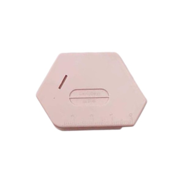 Magnetisk Sömnadsguide för Symaskin, 2024 Ny Polygonal Multifunktionell Sömnadsguide Fållvikare med Skala, Magnet Anti-Slip Grepp Symaskin Pink 1pcs