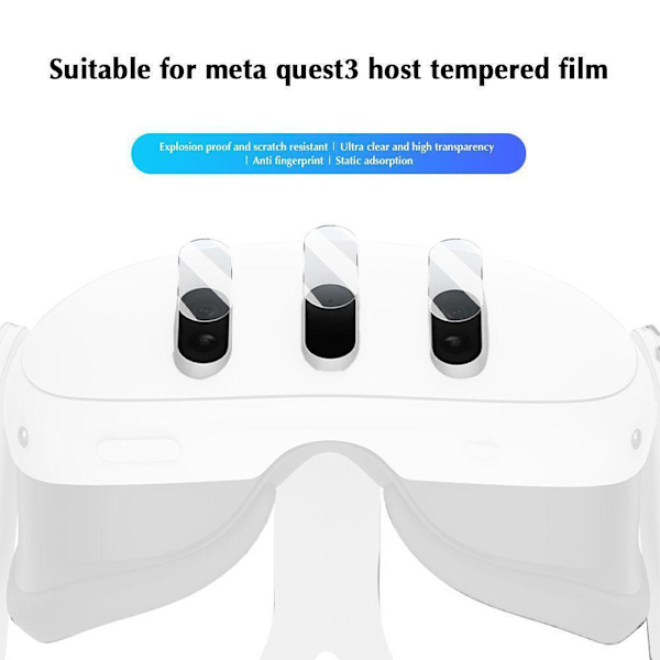 För meta quest3 Host Härdat Film HD Oleofobisk Härdat Fi✨✨ Skyddande B2A6
