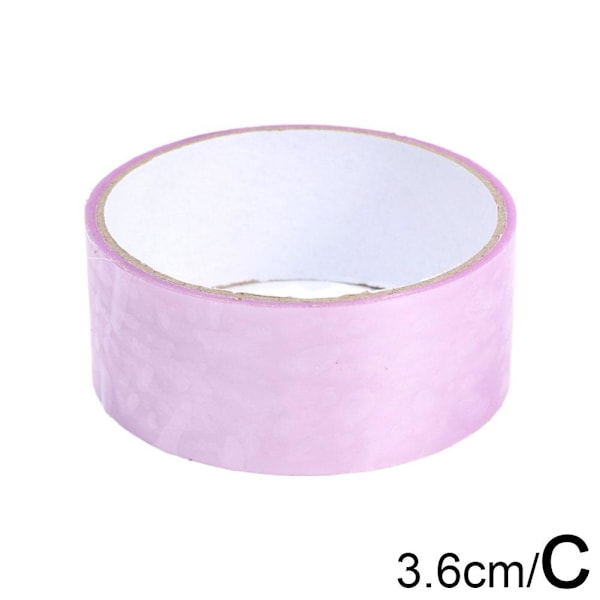 Macaron Färg Klibbig Boll Tejp Elasticitet Rullande Limstift purple one-size