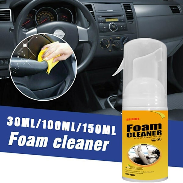 Multi-purpose Car & House Foam Cleaner Cleaning Foam Tool Interi yellowC 150ml