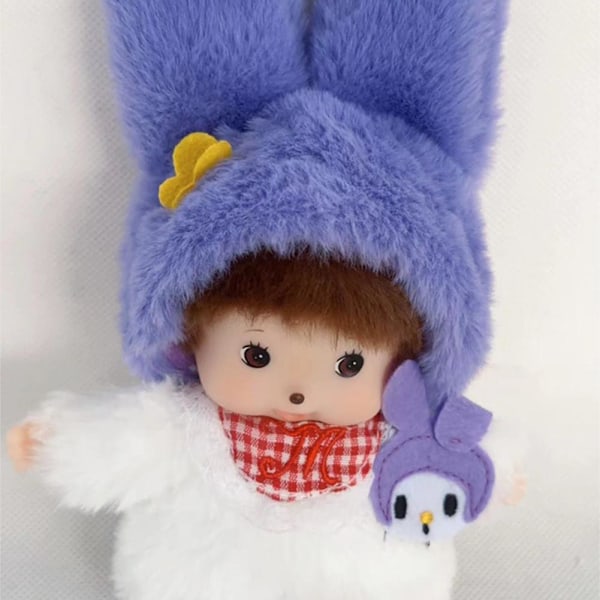 Mjukdjur Mongchichi Plyschdocka Barnpresent Söt Mongchichi Presentdocka E5j4 purple melody 15cm