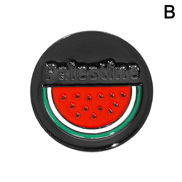 Vattenmelon Emalj Pin| Vattenmelon Palestina Pin | Kuffiyeh M6H3 HOT Pin P5A8 style5 One size
