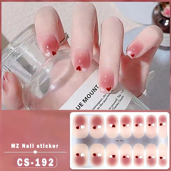 Söt Tecknad Vattentät Nagelkonst P7S7 CS192 1set