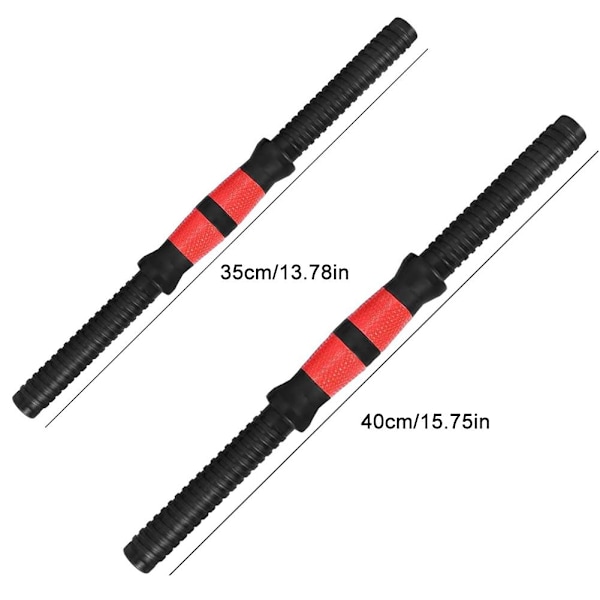 NYA Universella Hantelvikter 35/40cm med Lås Hemmagym Stång 35cm 1set