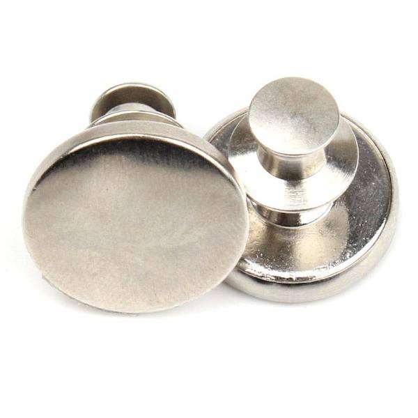 1 st Infällbara Jeansknappar, Justerbara, Avtagbara och Spikfria Metallknappar null H