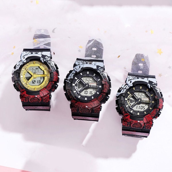 Fashion Children's Electronic Luminous Watch LED Watch Student W B One size