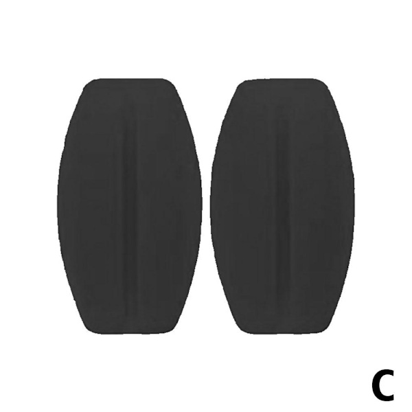 2 st underkläder axelkuddar silikon bh-band anti-halk mjuka black one size