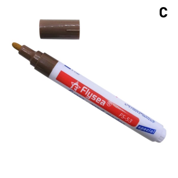 SXRC Grout Pen Beige Kakel färgmarkör, Tile Gap Repair Pen Speci as showC 1pcs