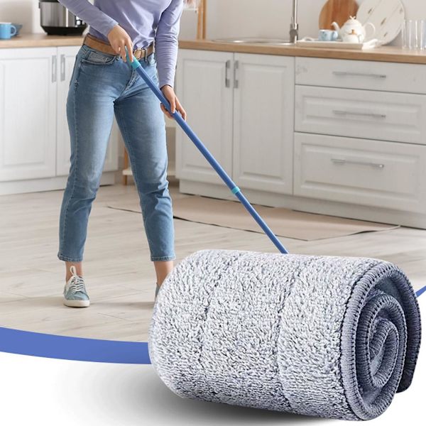 Ersättningsmopphuvud Mikrofiber Ersättningshuvud Golvrengöringsdukar D2C3 U2A6