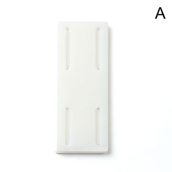 1/4*Socket Hållare Plug Fixer Sticker Stansfri Power Strip Hold white 1pcs