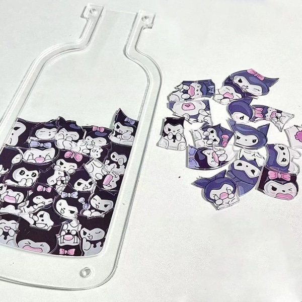 Sanrio Drifting Bottle Akrylpussel Kuromi Pacha Dog Melody Ci Cinnamoroll  onesize