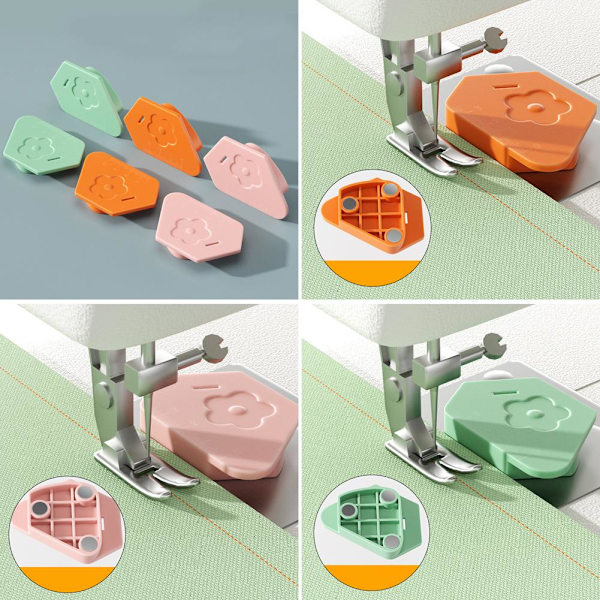 Magnetisk sömguide för symaskin, Universal Gauge Edge Locator Home New green 1pcs