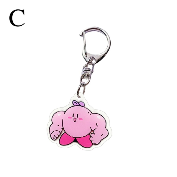 Sanliou muskel rolig Pacha hund tecknad anime akryl nyckelring Ke mucle Kirby onesize