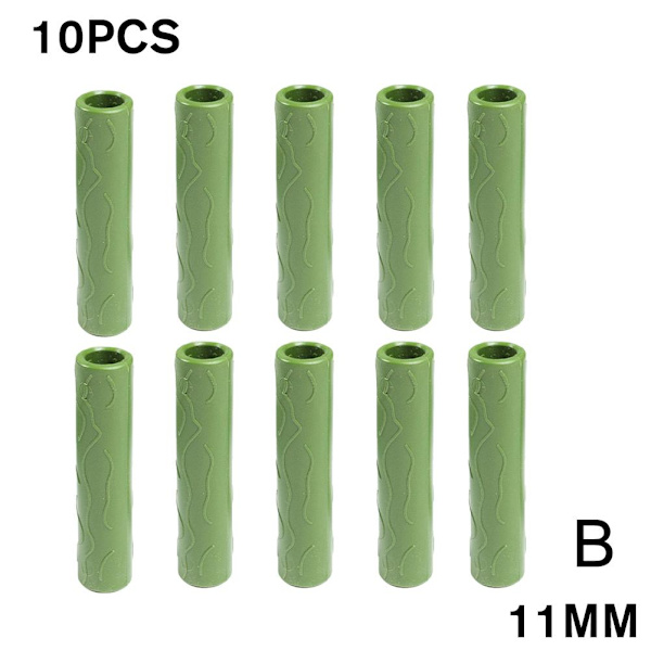 10/20 Trädgårdsstake anslutande rör Vines klätterväxtstöd greenB 11mm 2pcs