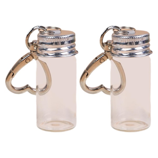 Funktionella Kryddflaskor Nyckelringar E 2pcs