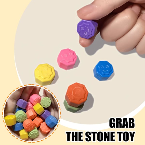 24 st/12 st Koreansk Traditionell Lek Gonggi Jack Stone Stenar Set Med Rund Ask colourA 12pcs