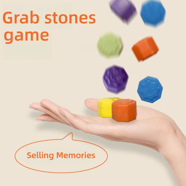 24 st/12 st Koreansk Traditionell Lek Gonggi Jack Stone Stenar Set Med Rund Ask colourA 12pcs