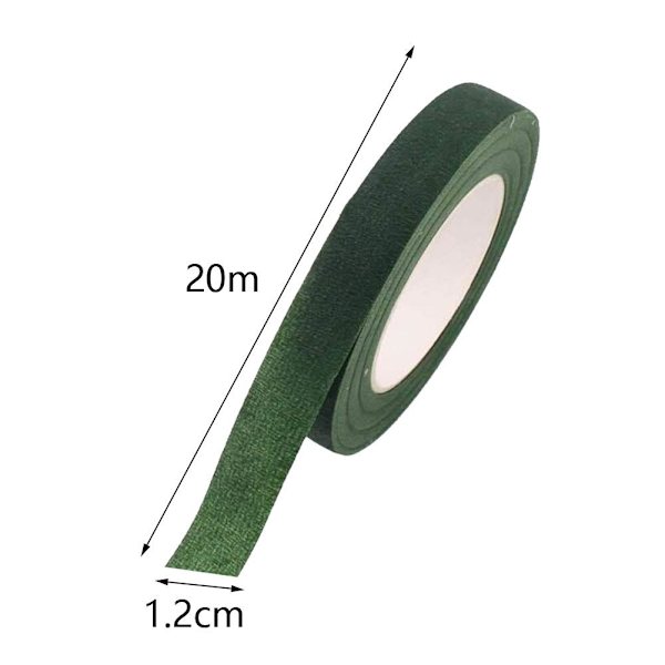 Blomstertejp Florist Elastisk Tejp Självhäftande Grön Tejp Papper Typ I5K6 ST greenA 1pcs 3pcs