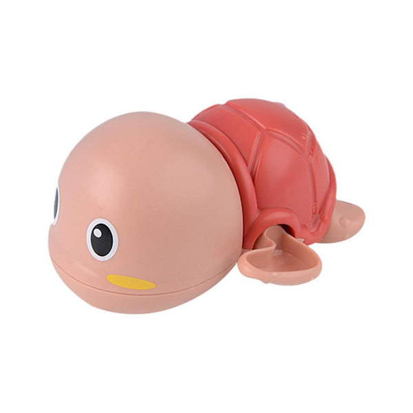Sommar Baby Badleksak Badsaker För Baby Kedja Simleksaker Groda Delfin Sköldpadda Anka F5U8 turtle red onesize