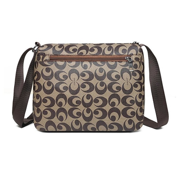 Dam Crossbody Väska Liten Brun Mjukt Läder BlackA One size