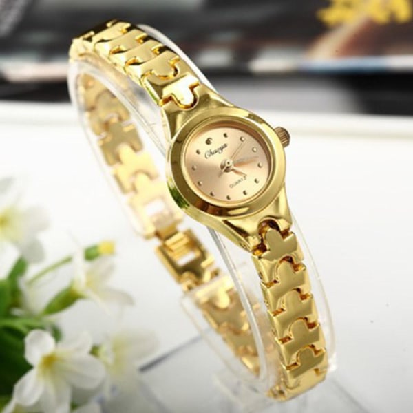 Dam Rostfritt Stål Klockor Mode Trendig Klocka Damklocka Temperament Armband T8R7