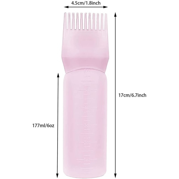 TG Root Comb Applikatorflaska, 2-pack 6 ounce Applikator