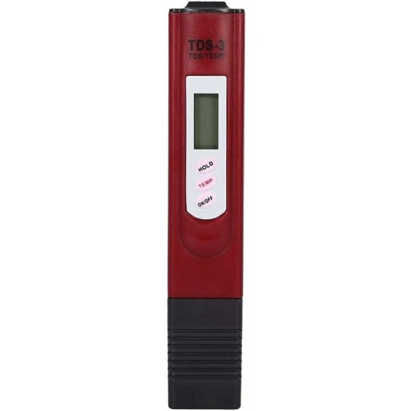 Ledningsevnemeter TDS-pen TDS-3 Rød Vandkvalitetsanalysator