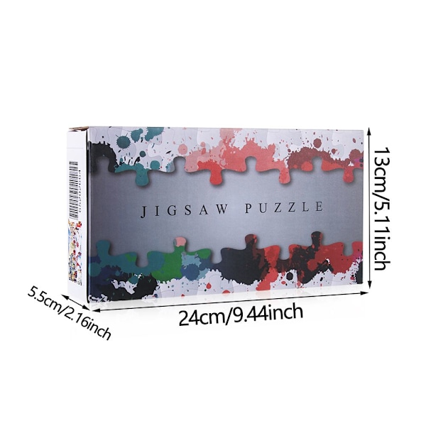 1000-delt julepuslespill Xmas Cities Paper Jigsaw