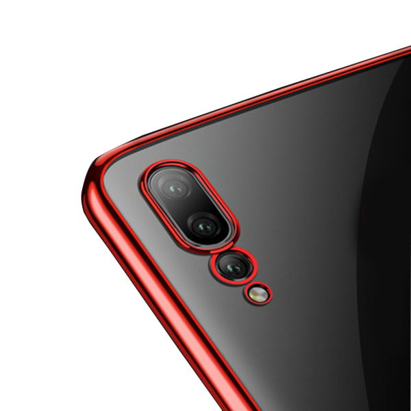 TG Huawei P20 PRO - Stilfuldt Højelastisk Silikonskal (FLOVEME) Sort