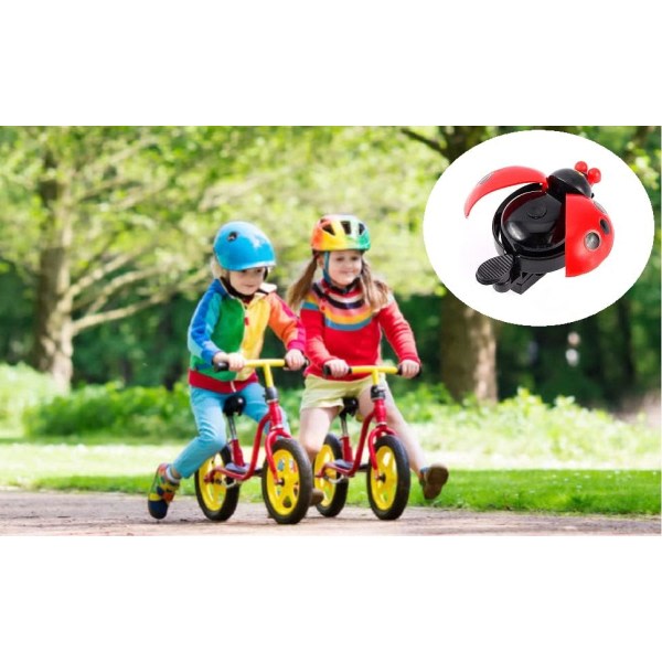 Galaxy Barn Cykel Bell Ring Mini Kawaii S?t Djur Nyckelpiga Form Toddler Cykel Bell H?rlig present