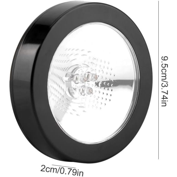 Galaxy LED-lysende rund vinflaske-matte Svart Selvlysende Glasunderlegg (Farge Lys)