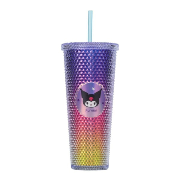 Värikäs Sanrio Kaksinkertainen Tumbler Kaksoismuki Kotitalouskylmä D violetti 710ml