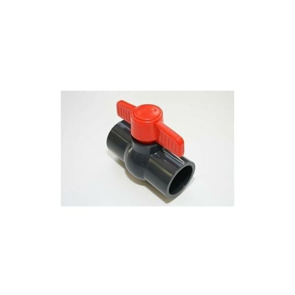 PVC Kugleventil, Plast Kugleventil (50mm) aesap thsinde 2 STK..DEBUNS