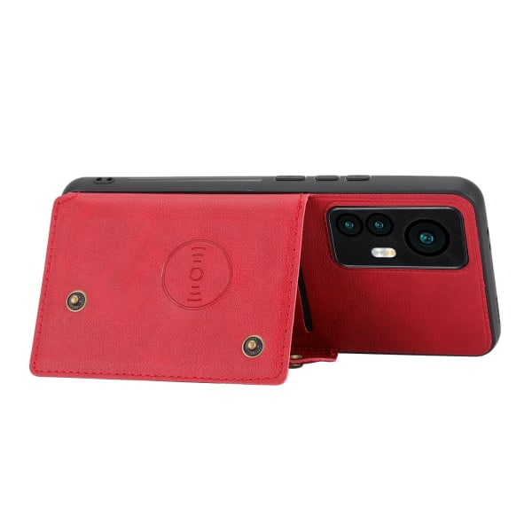 TG Smart Skal med Korthållare - Xiaomi Mi 12T Pro Röd