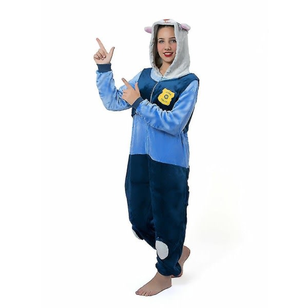 Jule-Nick Judy Dovendyr Zootopia Onesie Kigurumi Fancy Kostume Pyjamas Sove Tøj_l Judy-Kanin