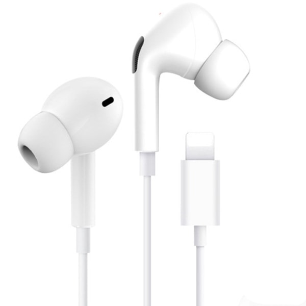 TG In-Ear iPhone Hodetelefoner Fjernkontroll Mikrofon (Bluetooth) Hvit