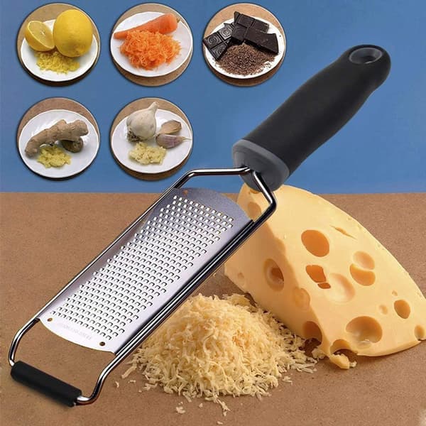 Professional Cheese Graters for Kitchen, Stainless Steel, Handheld, with Handle for Cheese, Chocolate, Spices, Kitchen Utensils and Tools