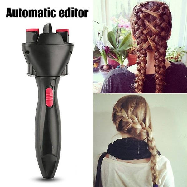 TG Automatisk Hårfläta - Nytt för Barn, Tjejer & Vuxna - Fläta Maskin, Lazy Elektrisk USB Flätad Twist Styler