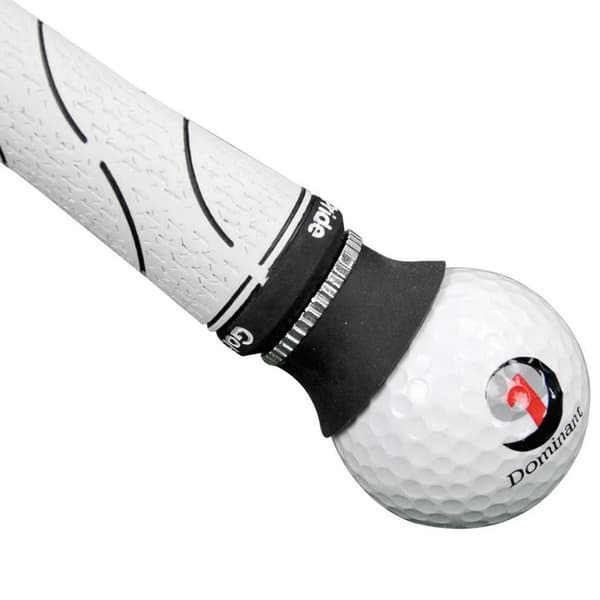 Golfboldopsamlerkop 2-pak, sugeværktøj i gummi til puttergreb, rygbesparende golftilbehør, sort