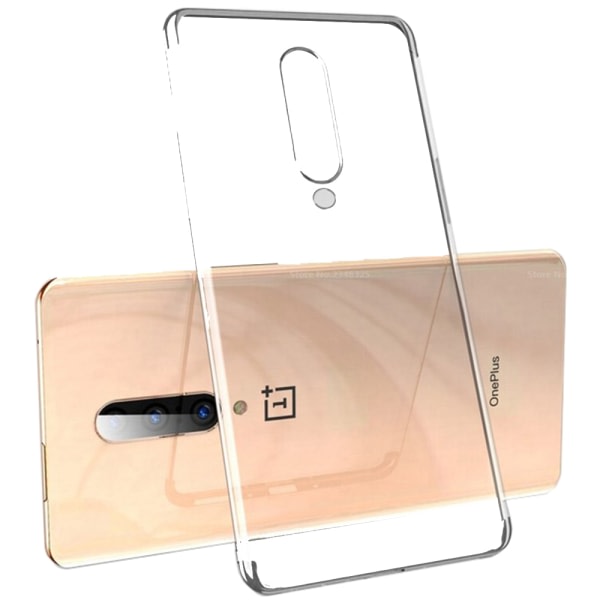 TG Suunniteltu Silikonikuori - OnePlus 7 Pro Hopea